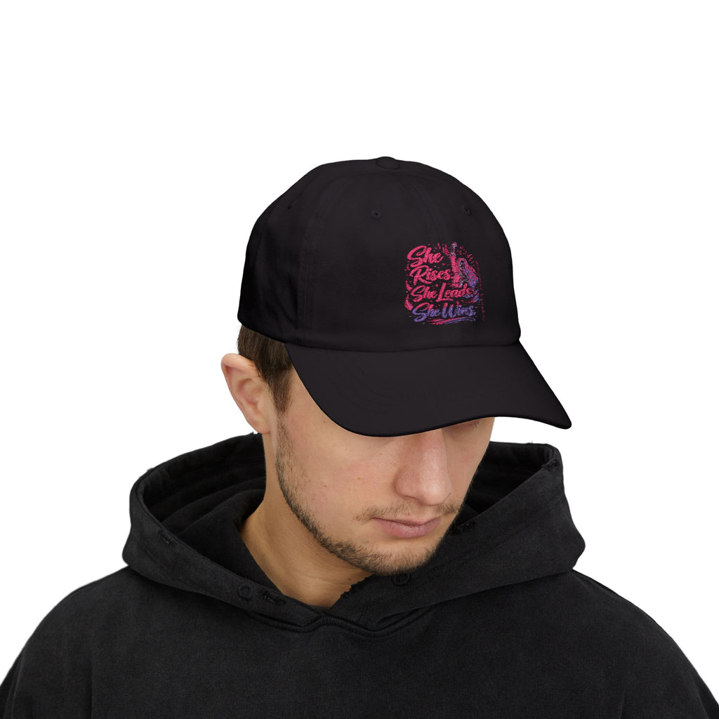 She Rises She Leads She Wins Cap | Classic Hat
